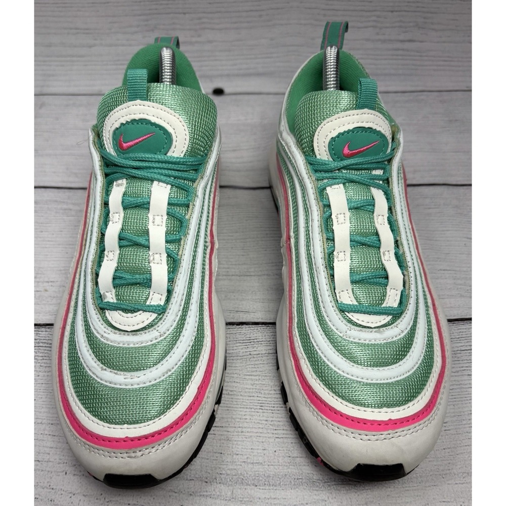 Nike Air Max 97 South Beach White Green Pink 921522-101 Women Sz 8.5 - Picture 3 of 8
